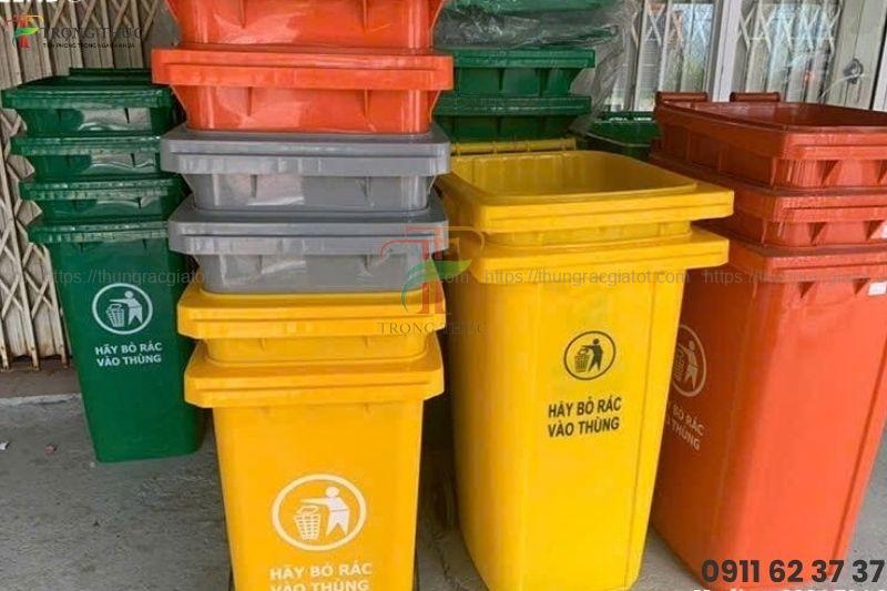 Thùng rác nhựa Hà Nam bền, giá rẻ, phù hợp mọi môi trường