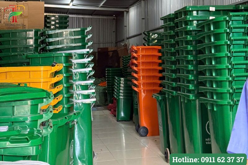 thùng đựng rác nhựa 120l