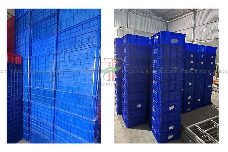 Hình ảnh thực của thùng nhựa nuôi cá