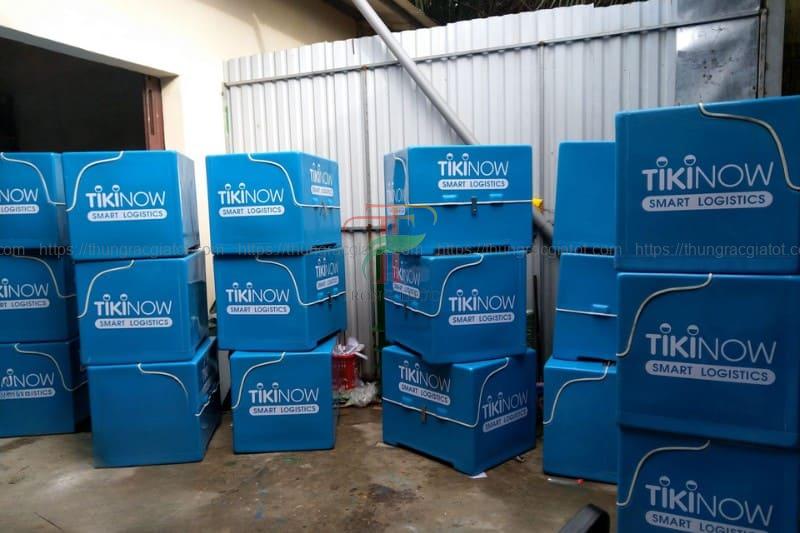 Ảnh thực tế thùng chở hàng Tiki
