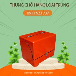 Thùng chở hàng loại trung màu cam