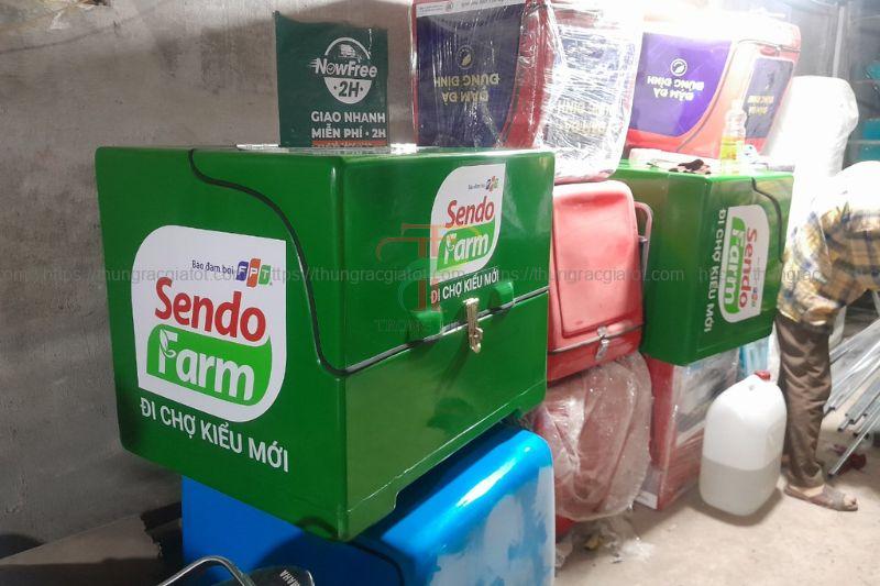 Ảnh thực tế thùng giao hàng xe máy
