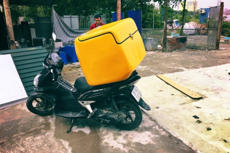 Ảnh thực thùng chở hàng loại lớn