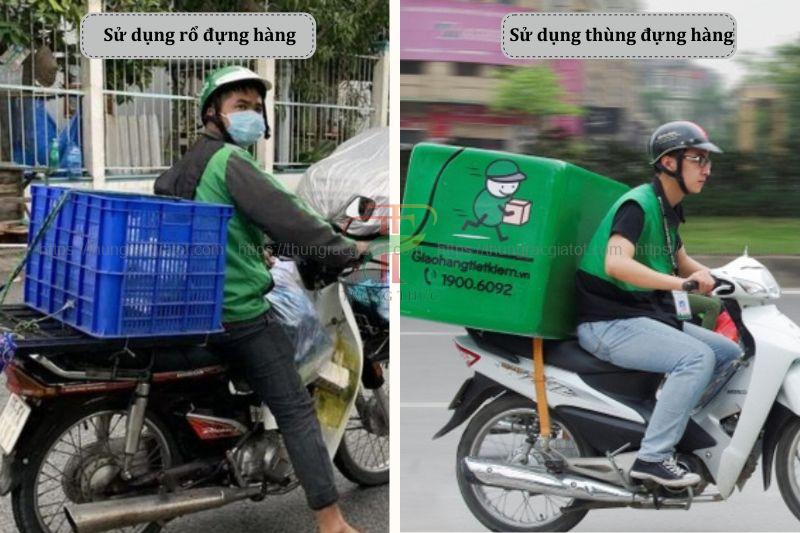 Lý do nên sử dụng thùng giao hàng xe máy