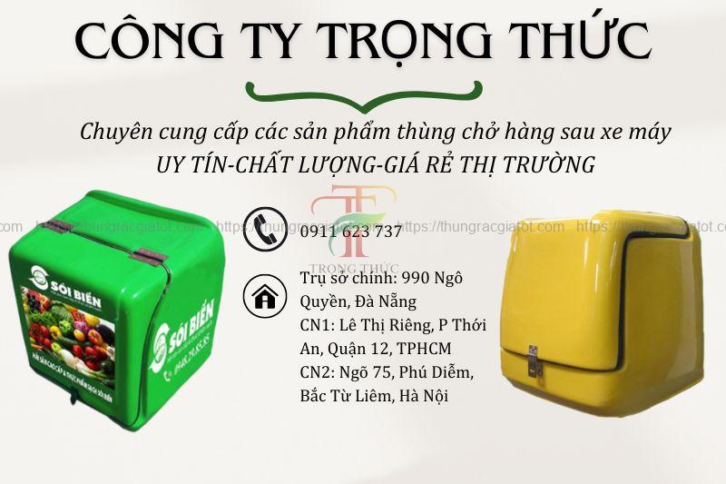 Trọng Thức-đơn vị cung cấp thùng chở hàng xe máy giá rẻ