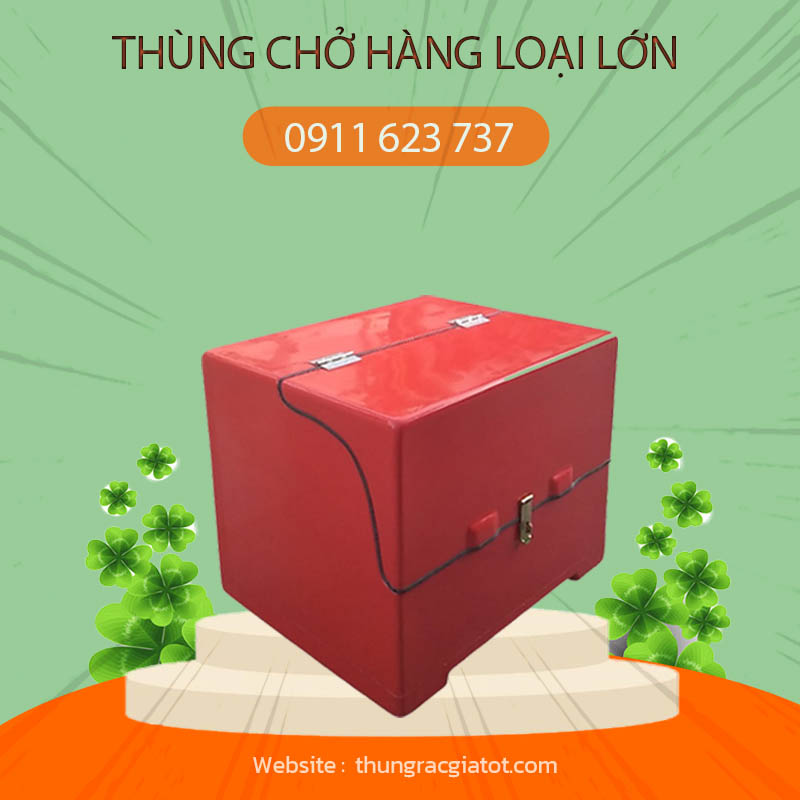 thung-cho-hang-loai-lon-mau-do Thùng chở hàng loại lớn màu đỏ