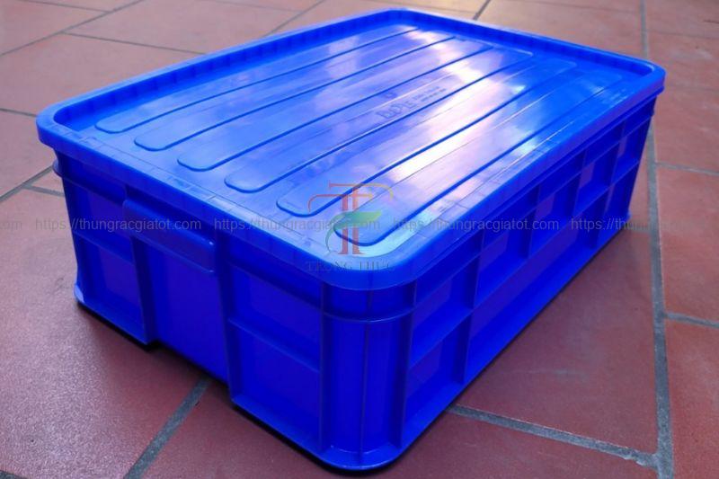 sóng nhựa bít có nắp đậy được làm từ nhựa HDPE cao cấp