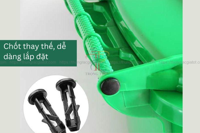 Chốt thay thế để thao lắp nắp thùng rác