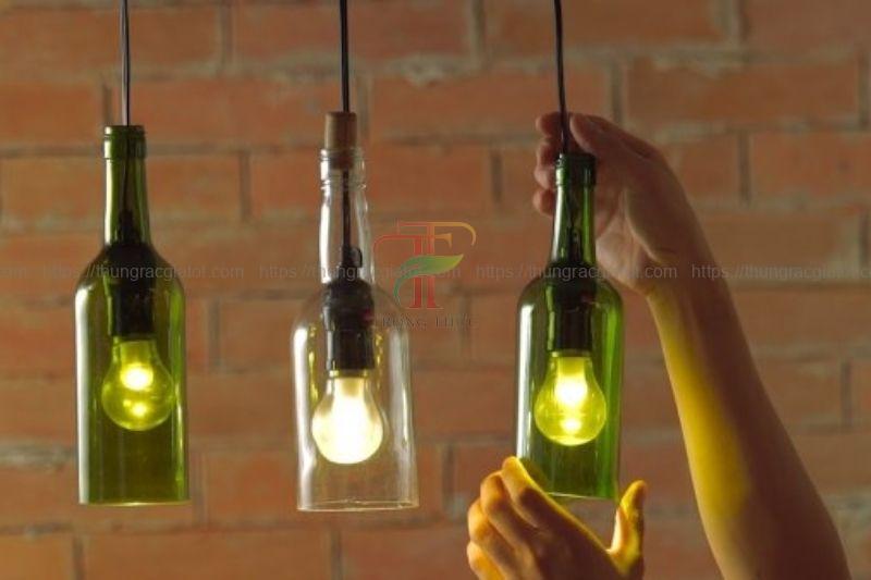 Sản phẩm tái sử dụng từ rác thải thủy tinh