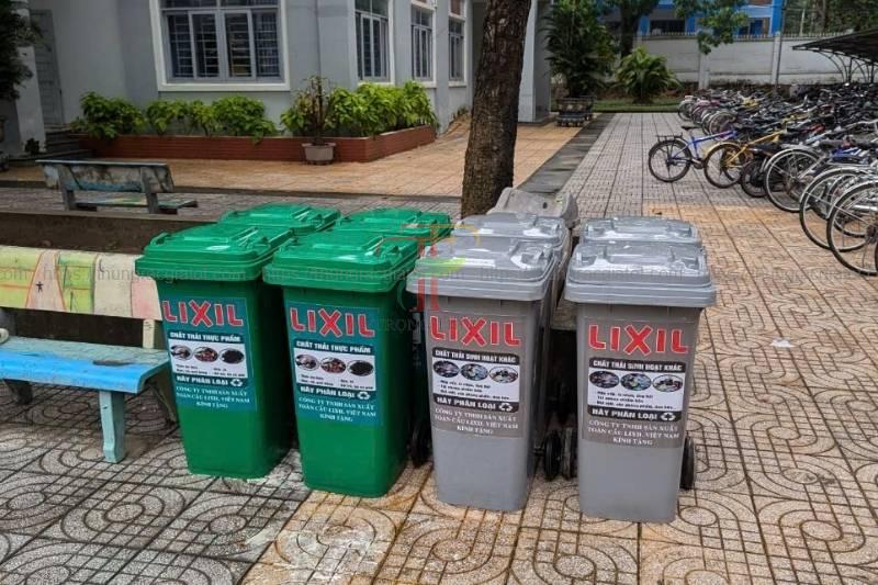 Thùng rác nhựa 120l 