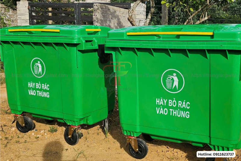 Thùng rác Huế giá rẻ, chất lượng
