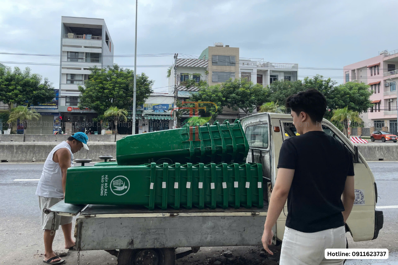 Thùng rác Huế giá rẻ, chất lượng