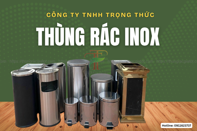Thùng rác inox Quảng Nam cao cấp