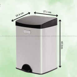 Thùng đựng rác inox Fitis 15L
