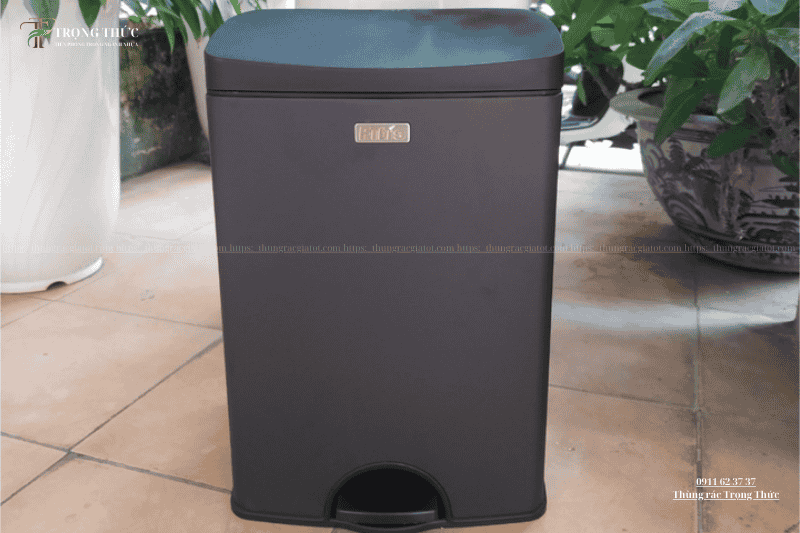 Thùng rác inox Fitis 15L