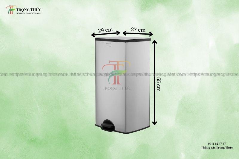 Thùng đựng rác inox Fitis