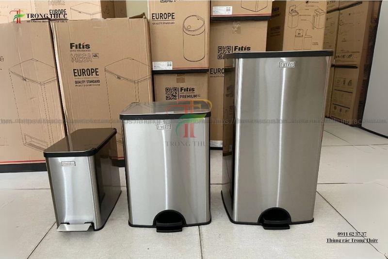 Thùng rác inox fitis