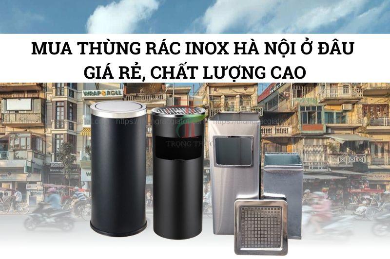 Thùng rác inox Hà Nội