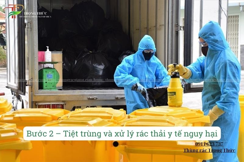 Các bước xử lý rác thải