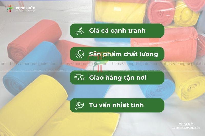 Địa chỉ cung cấp túi đựng rác giá rẻ, uy tín