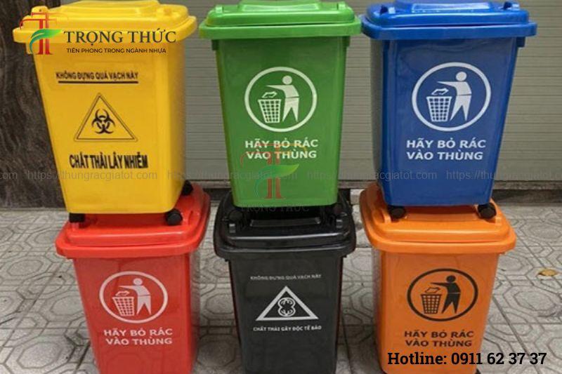 thùng rác Hà Nội cho trường học khu dân cư