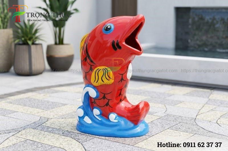 thùng rác composite Hà Nội ở trường học