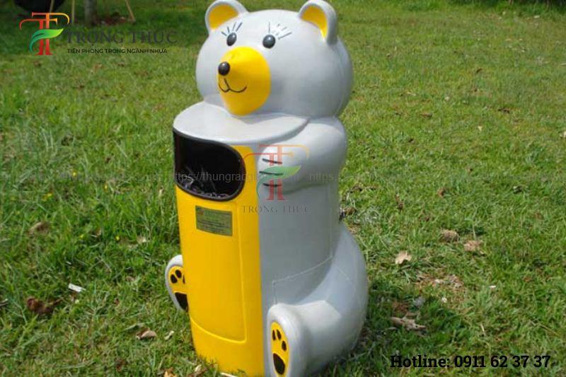 thùng rác Hà Nội cho trường học khu dân cư