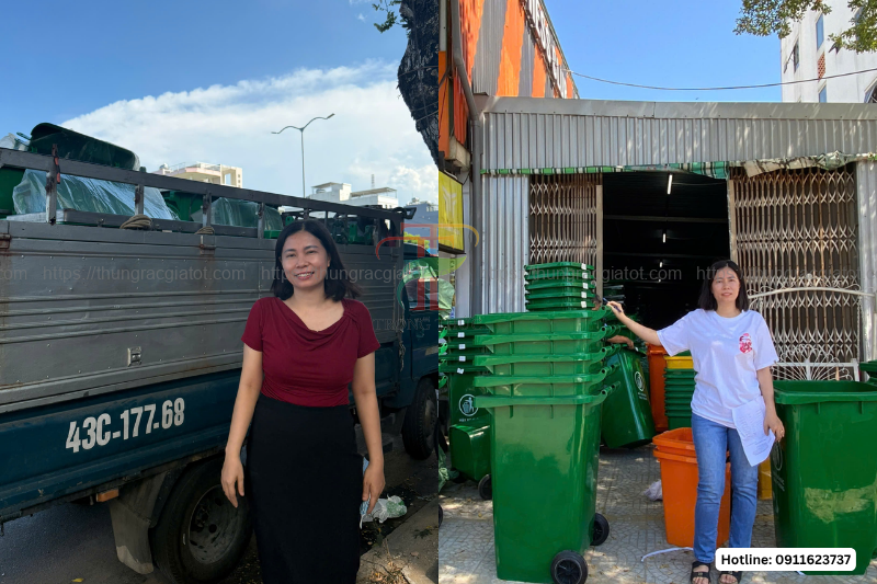 Thùng rác Đắk Nông