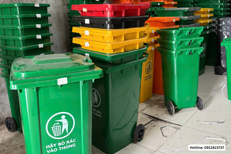 Thùng rác nhựa 240 lít