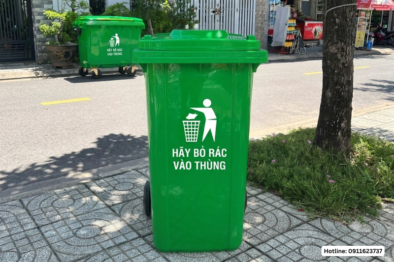 Thùng rác nhựa 240 lít